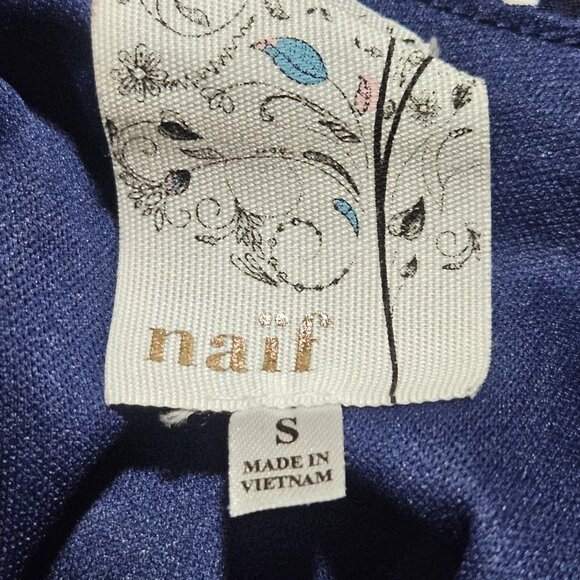 Naif Woman Comfortable Maxi Dress Striped S Resort Travel Ready Coastal Cruise - Picture 4 of 12